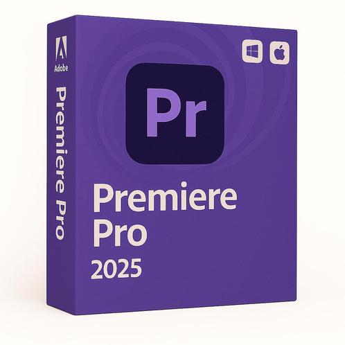 Premier Pro 2025, Computers en Software, Office-software, Nieuw, MacOS, Windows, Ophalen