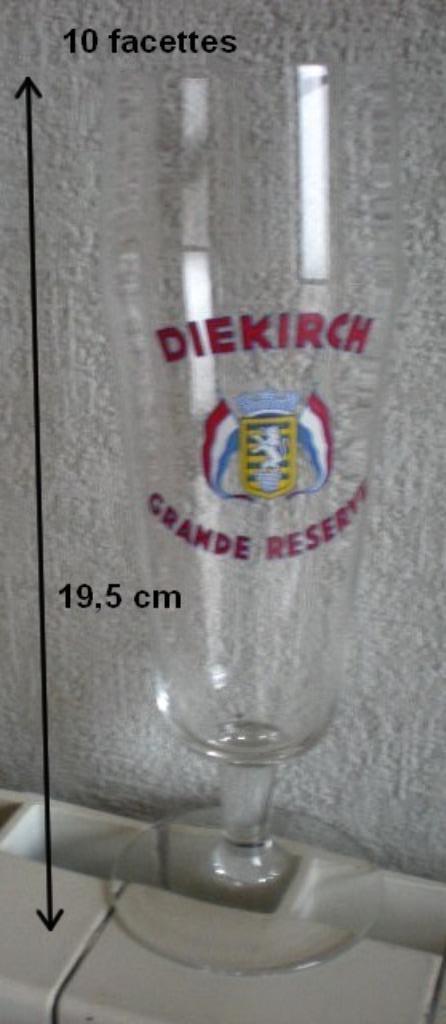 DIEKIRCH Grande Reserve, Verzamelen, Biermerken, Zo goed als nieuw, Glas of Glazen, Ophalen of Verzenden