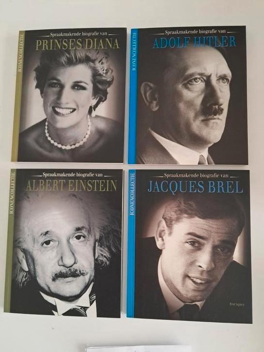 spraakmakende biografien, iconencollectie HLN, Boeken, Biografieën, Zo goed als nieuw, Ophalen of Verzenden