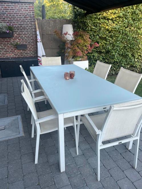 Tuinset, Tuin en Terras, Tuinsets en Loungesets, Gebruikt, Tuinset, 6 zitplaatsen, Ophalen