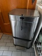 Vuilnisbak, Ophalen, Inox, Gebruikt, Met pedaal