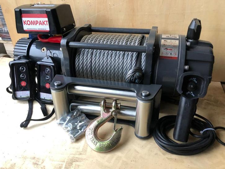 Elektrische lier 24 volt 9 Ton 26m 12mm kabel KOMPAKT runva, Autos : Divers, Accessoires de voiture, Neuf, Enlèvement ou Envoi