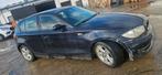 BMW 118D 2008 VOLLEDIGE OPTIE, Auto's, BMW, 1 Reeks, Zwart, Leder, 5 deurs