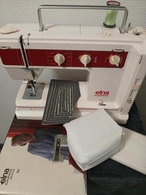 Prachtige Elna Carina naaimachine, Hobby en Vrije tijd, Naaimachines en Toebehoren, Gebruikt, Naaimachine, Ophalen