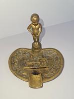 Oud koper Manneke pis asbak, Antiquités & Art, Antiquités | Bronze & Cuivre, Enlèvement ou Envoi, Cuivre