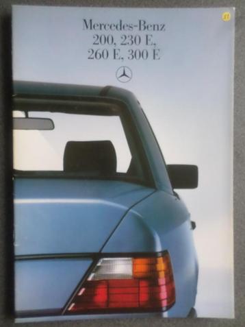 Brochure Mercedes W124 Essence 200 230 260 300 E - FRANÇAIS