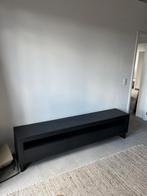 Hoogwaardig hardhout zwart tv meubel, Maison & Meubles, Armoires | Mobilier de télévision, 25 à 50 cm, Autres essences de bois