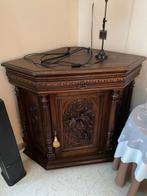 TV hoekkast, Ophalen, Zo goed als nieuw, Eikenhout