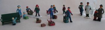 15- Miniatuur Winter-Figuren voor H0-Treinbouw-projecten-H0 beschikbaar voor biedingen