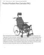 FAUTEUIL ROULANT A POUSSER, Enlèvement, Comme neuf, Fauteuil roulant à pousser