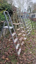 Lot de 11 Escabelles / Escabeaux, Bricolage & Construction, Enlèvement, Utilisé, Échelle