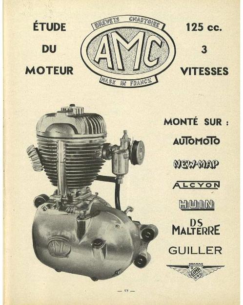 RTM voor 100 - 125cc AUTOMOTO in het Frans., Motoren, Handleidingen en Instructieboekjes, Ophalen of Verzenden