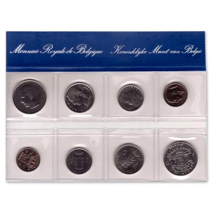 1979 - FDC-Set - België - NL+FR versie (Gratis levering), Postzegels en Munten, Munten | België, Setje, Metaal, Verzenden
