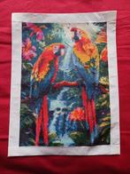 Afgewerkte diamond painting Papegaaien ( geen kader), Ophalen, Zo goed als nieuw