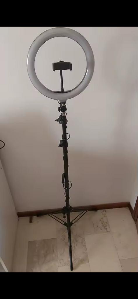 Ring Light LED professionnelle - idéale vidéos & maquillage, TV, Hi-fi & Vidéo, Photo | Studio photo & Accessoires, Neuf, Enlèvement ou Envoi