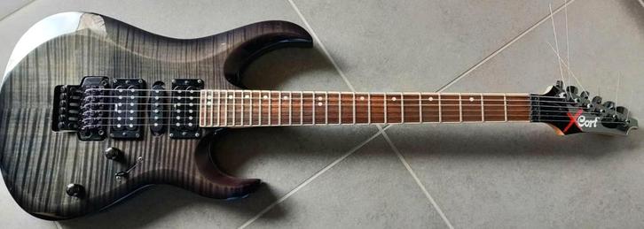 Gitaar Cort x-11 met koffer, Muziek en Instrumenten, Snaarinstrumenten | Gitaren | Akoestisch, Gebruikt, Overige typen, Met (piezo-)element