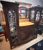 Antieke vitrine kast, Avec tiroir(s), 25 à 50 cm, Verre, Art deco