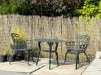 Gietijzeren tuinset, Overige materialen, Gebruikt, Eettafel, Loungeset