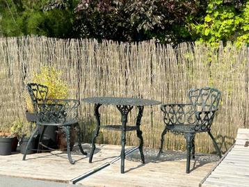 Set de jardin en fonte., Table à dinner, Enlèvement, Utilisé, Autres matériaux