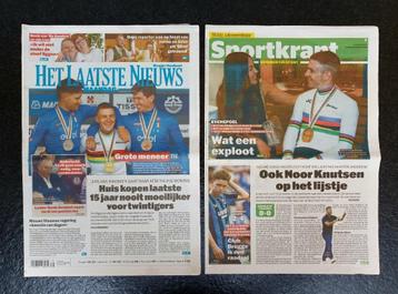 Remco Evenepoel - Champion du monde de contre-la-montre 2024, Envoi, Comme neuf, Journal