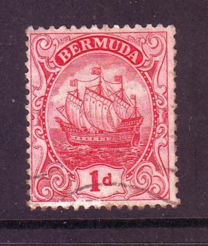 Postzegels: Engelse kolonie Bermuda, Postzegels en Munten, Postzegels | Europa | UK, Gestempeld, Ophalen of Verzenden