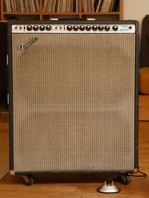 Vends Fender Quad Reverb 100w 1976, Muziek en Instrumenten, Versterkers | Bas en Gitaar, Gebruikt, Gitaar, 100 watt of meer, Ophalen