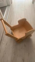 Houten poppenwagen, Ophalen, Gebruikt, Duw- of Trekspeelgoed