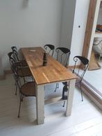 table et 6 chaises, Maison & Meubles, Rectangulaire, 50 à 100 cm, Enlèvement, 150 à 200 cm
