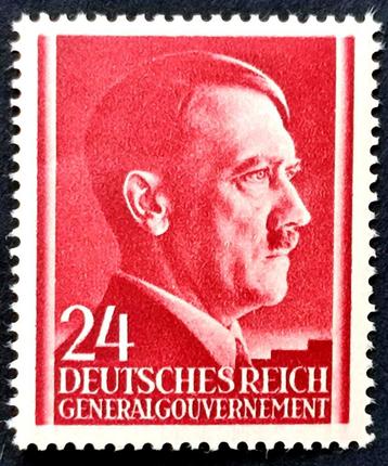 Dt. Reich: Generalgouvernement A.Hitler 1941 POSTFRIS, Enlèvement ou Envoi, Autres périodes, Non oblitéré