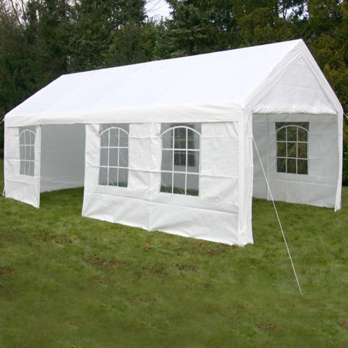 Bois le Duc grote semi profi partytent 4 x8 mtr . Als nieuw, Tuin en Terras, Partytenten, Zo goed als nieuw, Partytent, 2 meter of meer