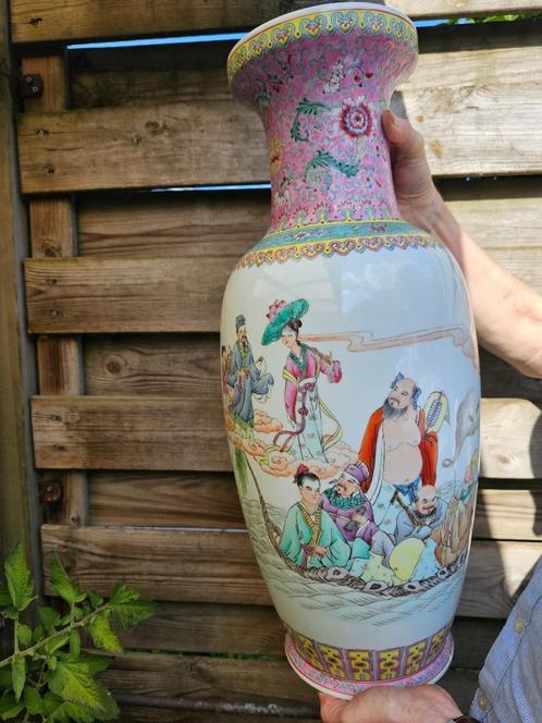 Chinees vaas Chinees porselein Jingdezhen China Qianlong, Antiek en Kunst, Antiek | Porselein, Verzenden
