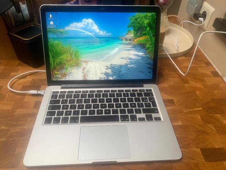 MacBook Pro rétina Mid 2014, Computers en Software, Apple Macbooks, Gebruikt, MacBook, 13 inch, 2 tot 3 Ghz, 256 GB, 8 GB, Azerty