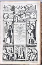 Oude BIJBEL BIBLIA SACRA (1714) Moretus / Jouret - Antwerpen, Bijbel Biblia, Ophalen of Verzenden