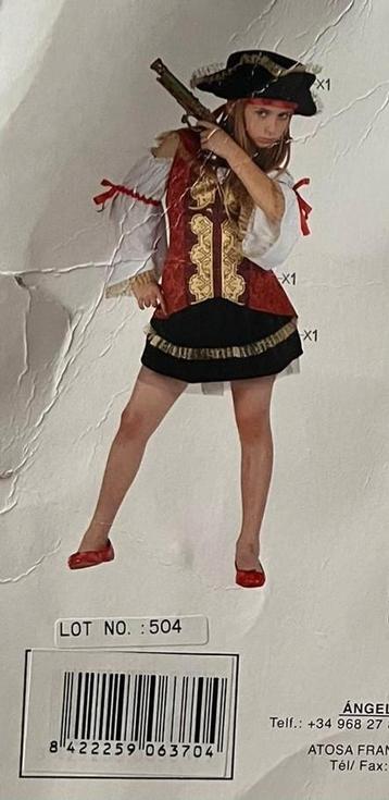 Costume carnaval fille 10 ans disponible aux enchères