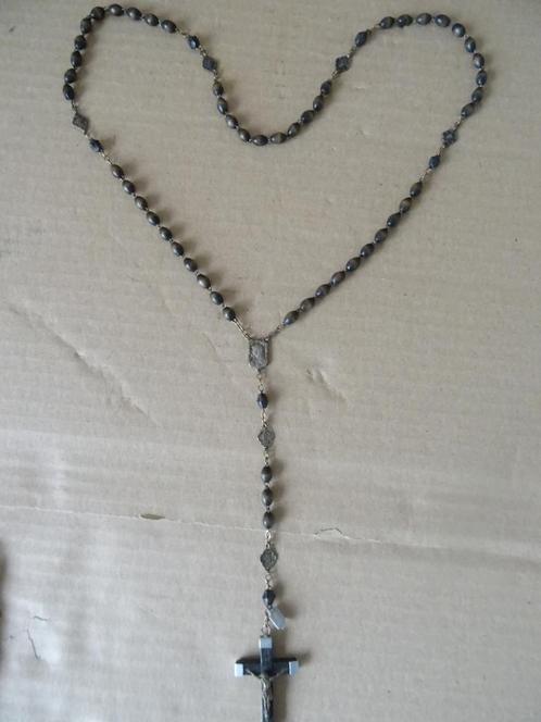 Rozenkrans Lourdes 56cm 59 kralen Indecrochable France 1970, Verzamelen, Religie, Zo goed als nieuw, Christendom | Katholiek, Overige typen