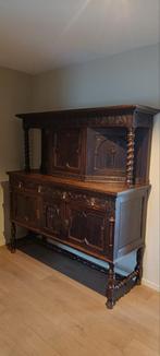 oude eiken kast, donkerbruin geboend, Huis en Inrichting, Ophalen