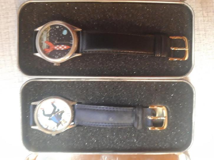 Deux montres Tintin, Collections, Personnages de BD, Utilisé, Ustensile, Tintin, Enlèvement
