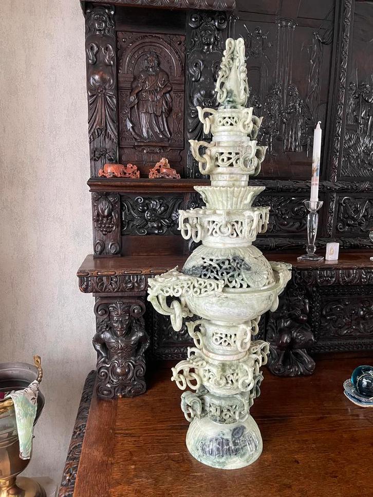 Chinese wierookbrander uit jade, Antiek en Kunst, Kunst | Niet-Westerse kunst, Ophalen