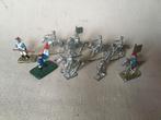 9 x Oude tinnen soldaatjes - Frans leger, Verzamelen, Ophalen of Verzenden, Landmacht, Miniatuur of Beeldje