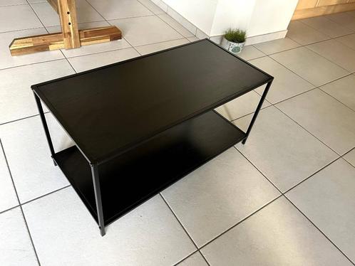 Table basse noire, Huis en Inrichting, Tafels | Sidetables, Gebruikt, Rechthoekig, Ophalen