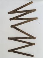 2x compteurs gnomes 19ème siècle - 1 acier Sheffield - 1 cui, Antiquités & Art, Enlèvement ou Envoi