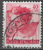 Italie 1961 - Yvert 833 - Werken van Michelangelo (ST), Postzegels en Munten, Verzenden, Gestempeld