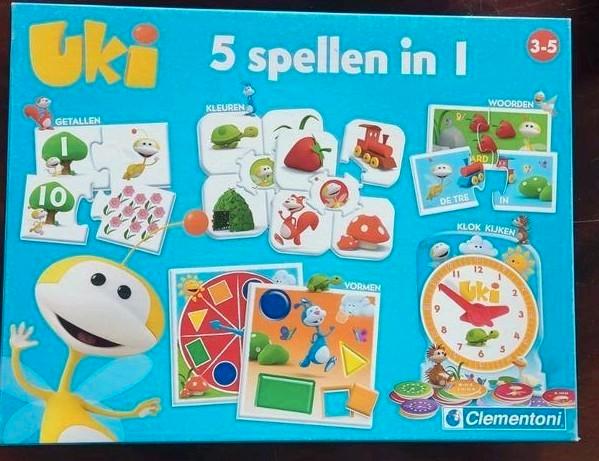 Uki – 5 spellen in 1, Kinderen en Baby's, Speelgoed | Overig, Zo goed als nieuw, Jongen of Meisje, Ophalen