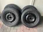 Velgen 4x staal 14 inch met banden., Auto-onderdelen, Banden en Velgen, Ophalen, 14 inch, Zomerbanden, Band(en)