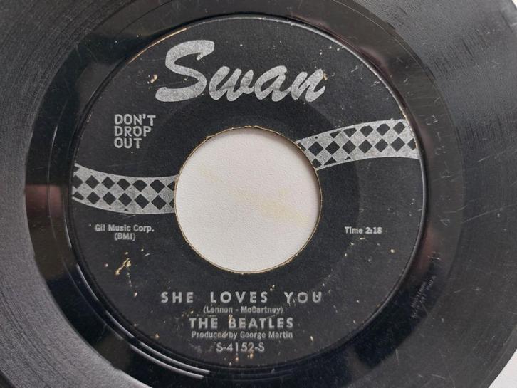 Beatles - She Loves You / I'll Get You (Zeldzame persing US), Cd's en Dvd's, Vinyl Singles, Gebruikt, Pop, Ophalen of Verzenden