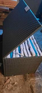 grand coffre de jardin tokyo wicker line 100x60x60, Jardin & Terrasse, Accessoires mobilier de jardin, Enlèvement, Comme neuf