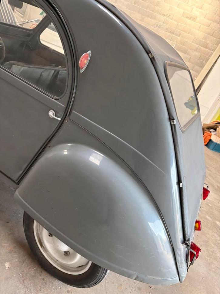 2cv type A, Auto's, Citroën, Particulier, 2CV, Benzine, Handgeschakeld, Zilver of Grijs, Ophalen