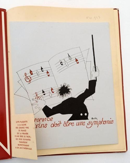 R10993 [Paul Iribe] Blanc et Rouge 1930 Wijnhandel Nicolas, Antiek en Kunst, Antiek | Boeken en Manuscripten, Ophalen of Verzenden