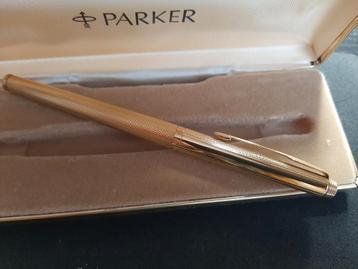 Vintage stylo plume PARKER 75 plaqué or disponible aux enchères