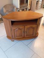 Vend meuble TV d'angle en chêne., Ophalen, 100 tot 150 cm, Eikenhout, Zo goed als nieuw